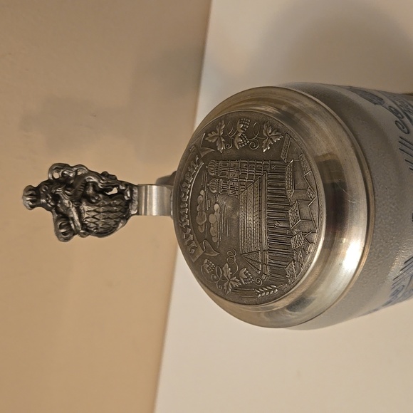 Vintage Merklebach stoneware Stein with pewter lid Munchen - Picture 8 of 13